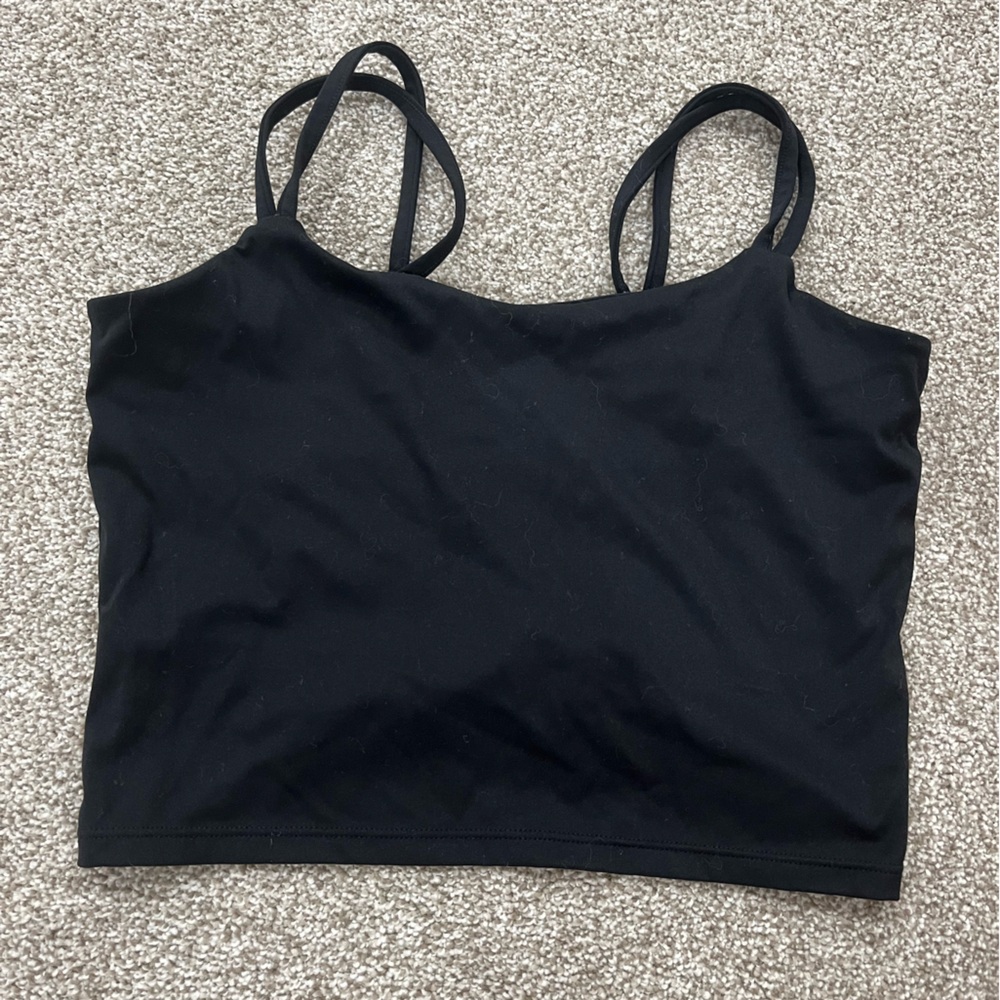 Amazon longline open back sports bra